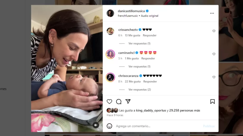 Daniela Castillo Y Su Hijo