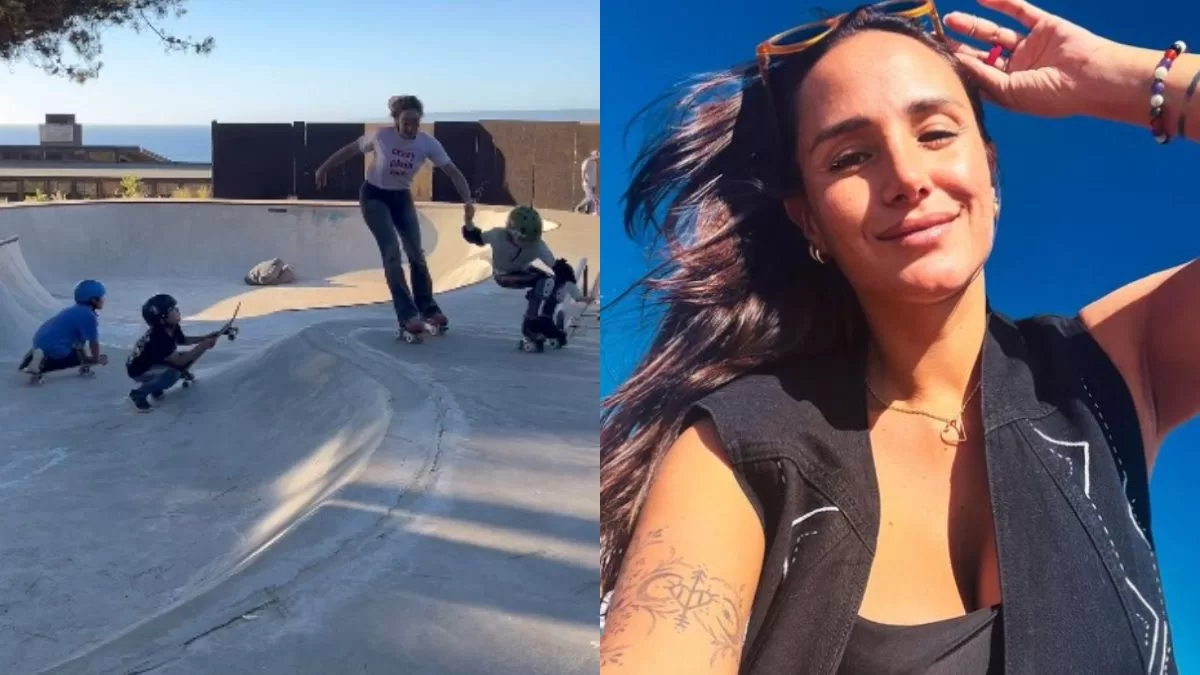 Con patines, una torta en un skatepark y más: así fue el original cumpleaños de la hija mayor de Isidora Urrejola