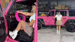 La millonaria cifra que gastó Naya Fácil en enchular su nuevo vehículo, la "Nayipeta"