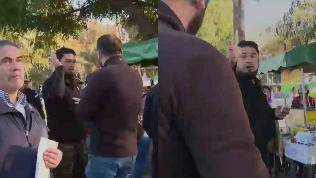 Notero del matinal de Chilevisión es agredido por transeúnte en pleno despacho: “Ándate a la chuc…”