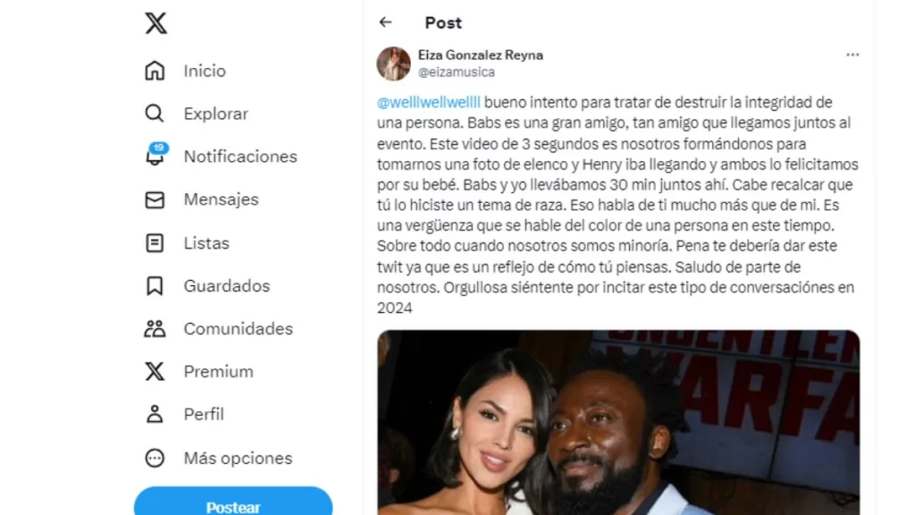 Respuesta Eiza Gonzales A Críticas