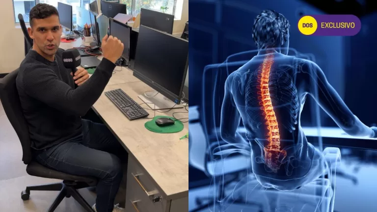Soy kinesiólogo chileno y este es el secreto para cuidar tu espalda si trabajas todo el día sentado