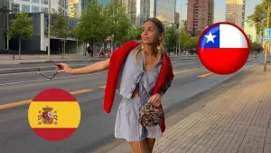 Viral en TikTok: Influencer española revela las 12 cosas que más le han impactado de Chile y se llena de críticas