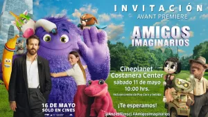 CONCURSO | Gana entradas dobles a la avant premiere de la nueva película de Ryan Reynolds, "Amigos Imaginarios"