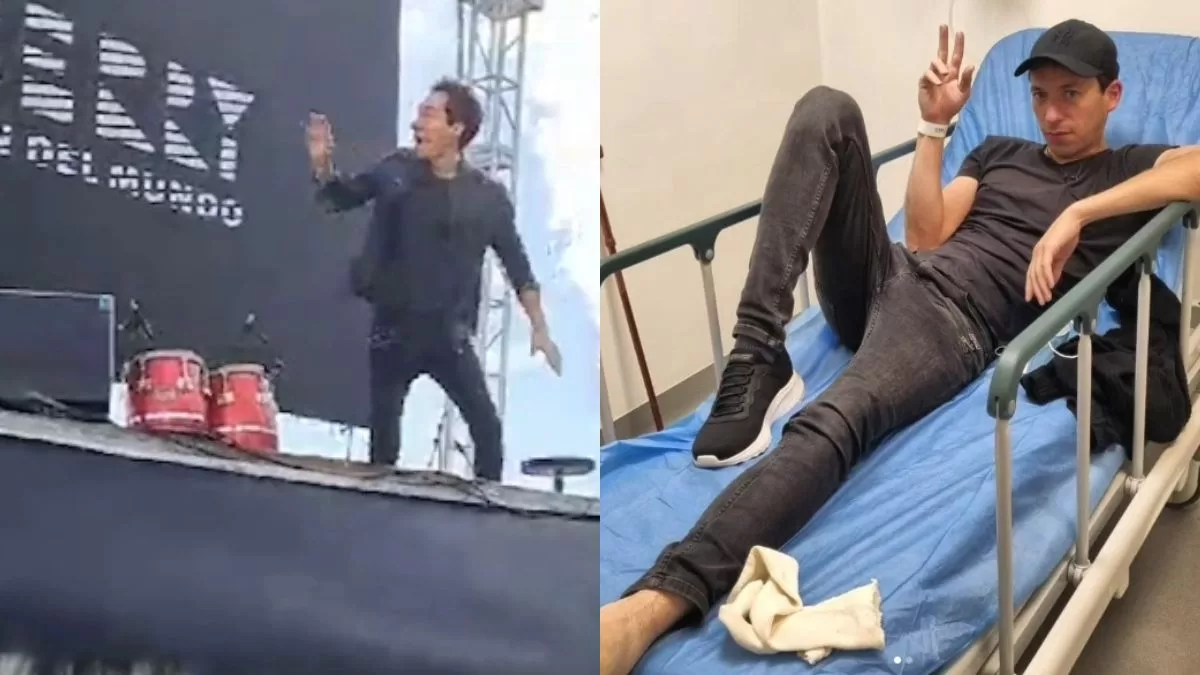 "Se dio la magia de la vida en su mayor esplendor y salí bien (...) pero lamentablemente con una fractura en el hueso"