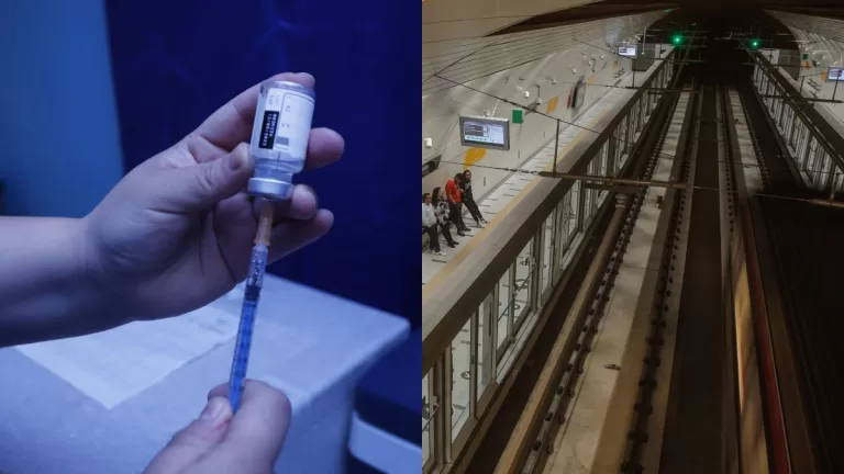 Metro de Santiago: En estas estaciones del transporte público puedes vacunarte gratuitamente contra la influenza y Covid-19