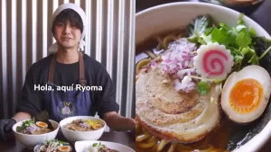 Nació en Japón, se fue de su casa a los 18 años, viajó por Chile haciendo dedo y hoy es dueño uno de los restaurantes de ramen más populares de Santiago