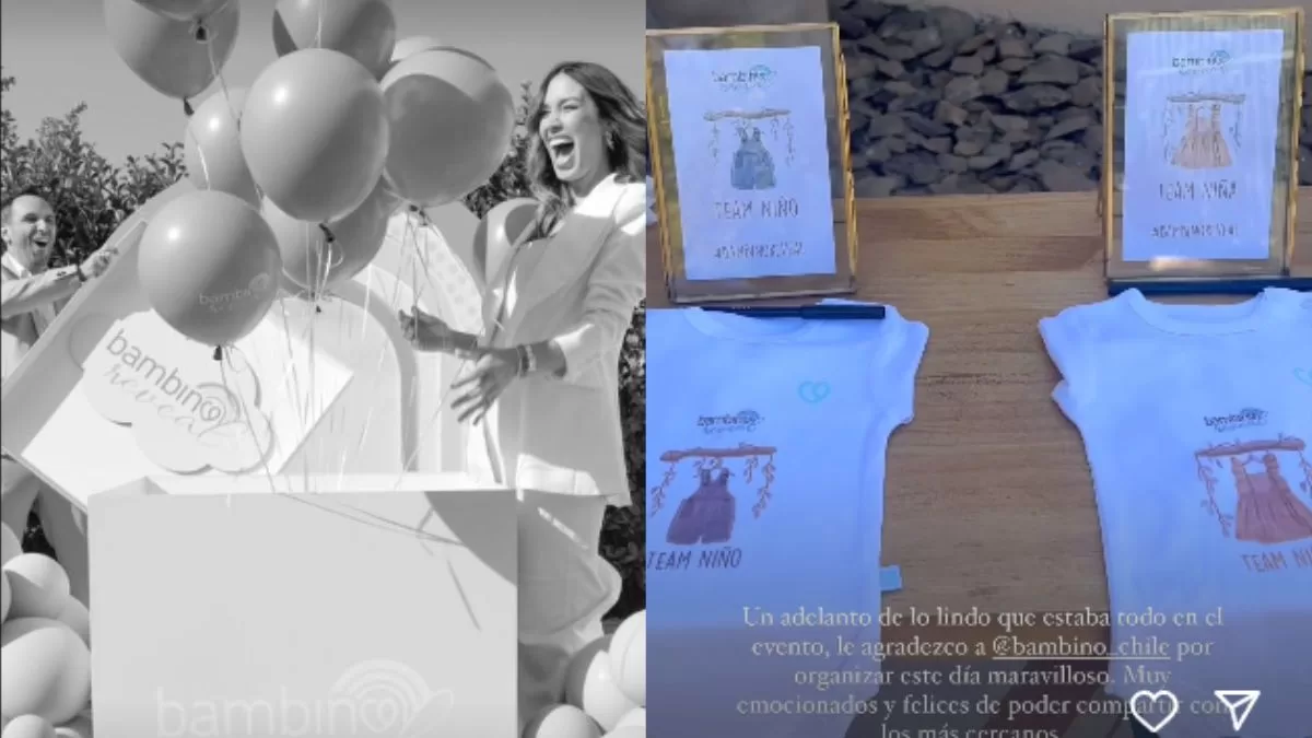 Modelo argentina anunció el género de su bebé con tierno evento