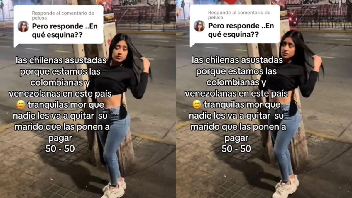 Joven colombiana lanza polémico comentario a las chilenas y es destrozada en TikTok: "Con esa facha no podí criticarnos, media perso"
