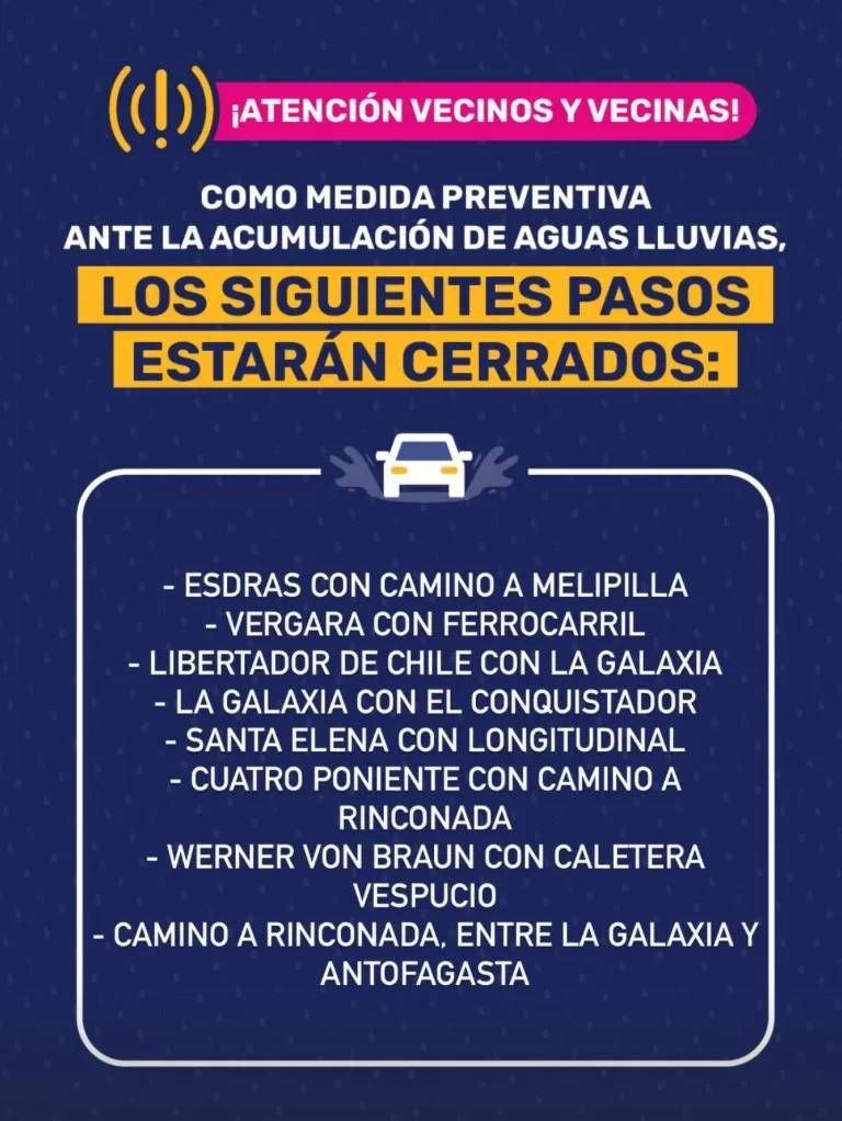 Calles Cerradas Maipu