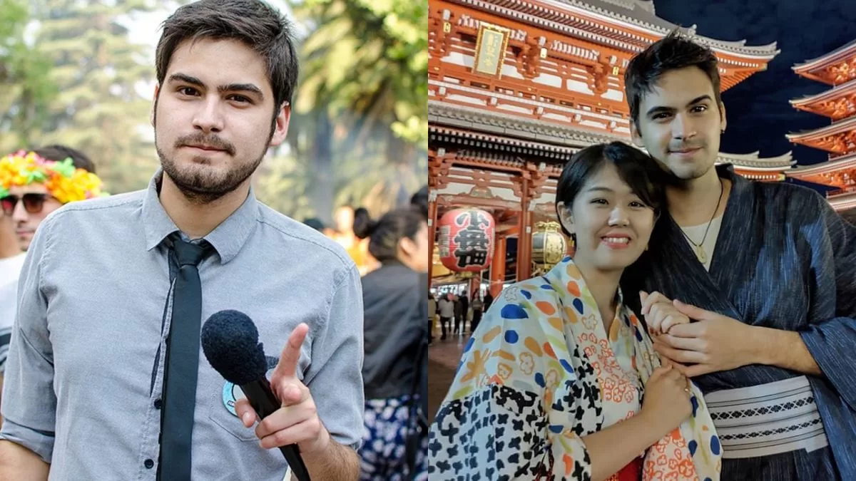 Popular youtuber chileno reveló detalles del inicio de su romance con joven japonesa: "Fue muy loco e inesperado"