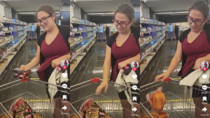 "Dio a luz a una canasta familiar": Mechera se hace viral tras fingir embarazo y protagonizar insólito robo en supermercado 