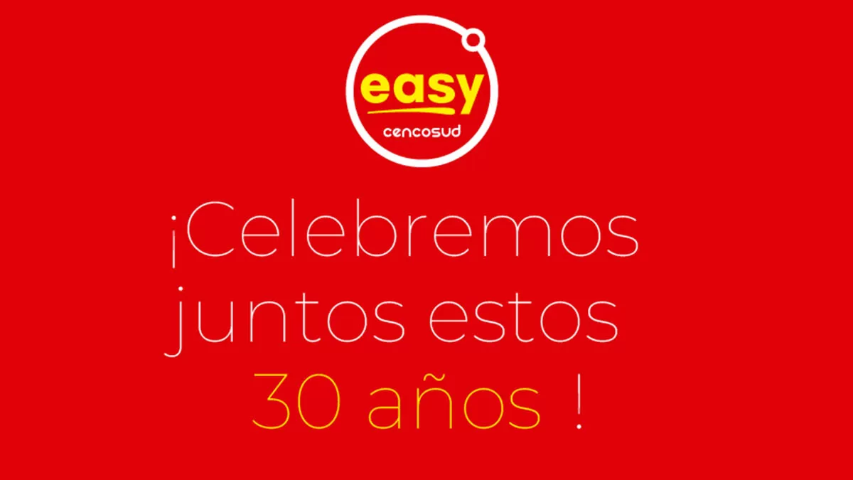 Easy cumple 30 años contigo, inspirando y renovando los hogares de Chile
