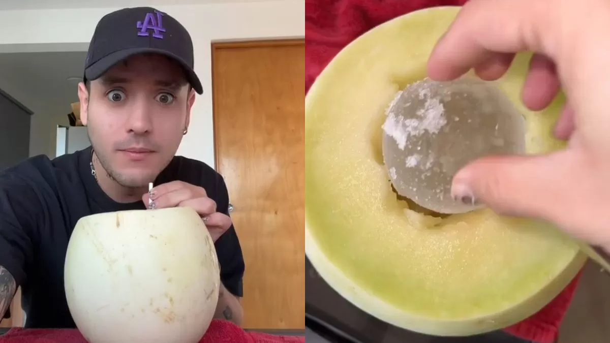 Influencer mexicano se hace viral en TikTok con su reacción luego de probar el melón con vino: "Chile nunca..."