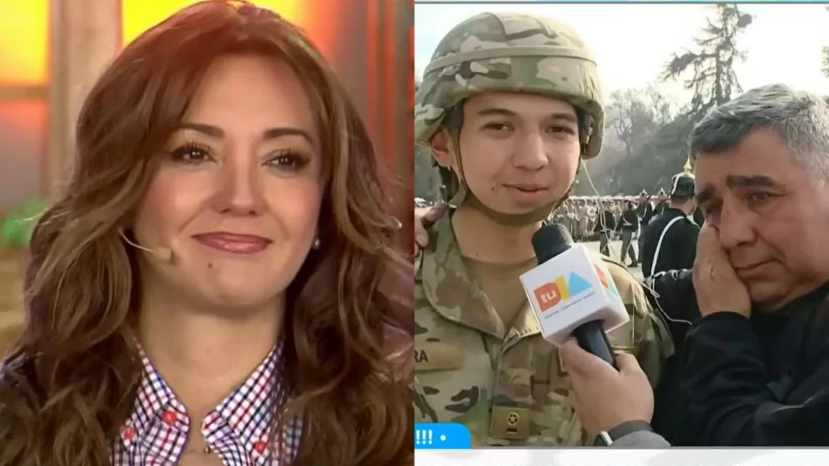 Hombre viajó más de 500 kilómetros para ver a su hijo en los ensayos de la Parada Militar y así reaccionó al verlo