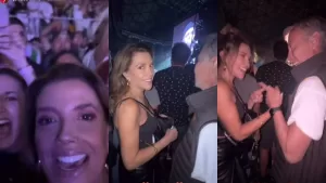 ¡Con baile y canto! Carolina Arregui disfrutó al máximo el concierto de Residente en el Movistar Arena