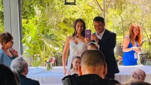 Querido rostro de Mega contrajo matrimonio en íntima ceremonia: "Estamos juntos hace muchos años"