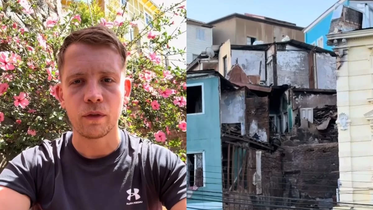 "Nunca he estado en un lugar que apeste tanto": Tiktoker británico se vuelve viral tras criticar a Valparaíso