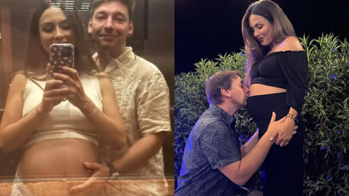 "Amor supremo": Karina León, pareja de Rodrigo Gallina enterneció tras lucir su avanzado embarazo