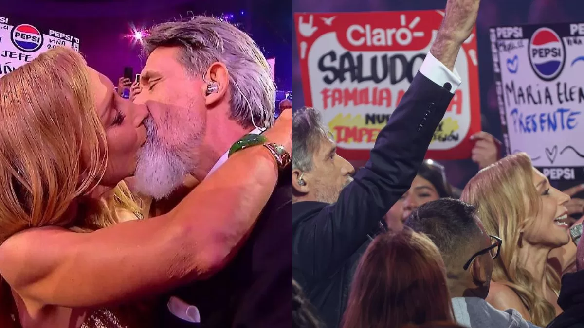 "El que perdona" y "Se la tragó": Así reaccionaron las redes al jugado beso entre Pancho Melo y Karen Doggenweiler en Viña 2025