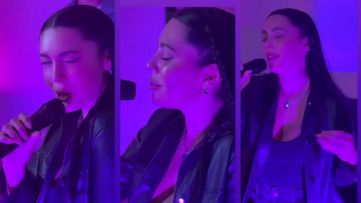 "Voy a pedirte que no vuelvas más...": Daniela Aránguiz se luce cantando canción de Shakira