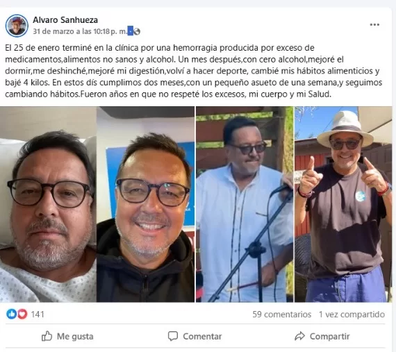 Facebook Álvaro Sanhueza