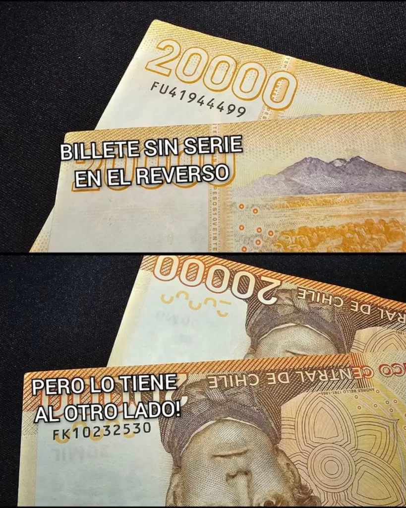 Billete De $20.000
