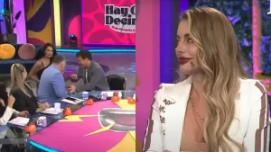 Expulsan a Willy Sabor en vivo por incomoda pregunta a Cata Palacios: "Si la cago, me avisan"