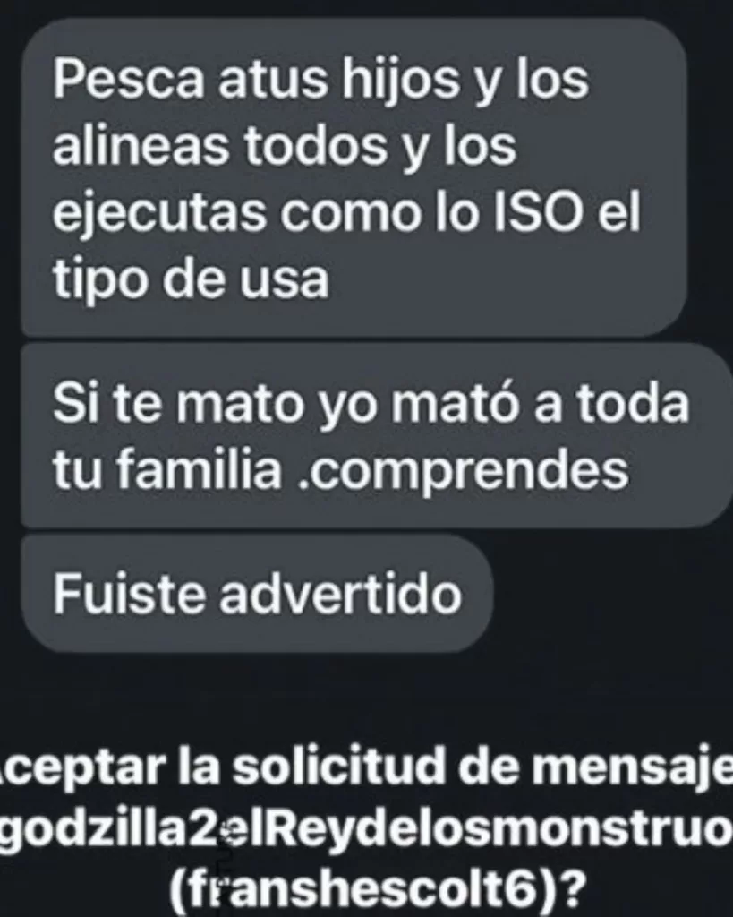 Amenazas De Gonzalo Valenzuela