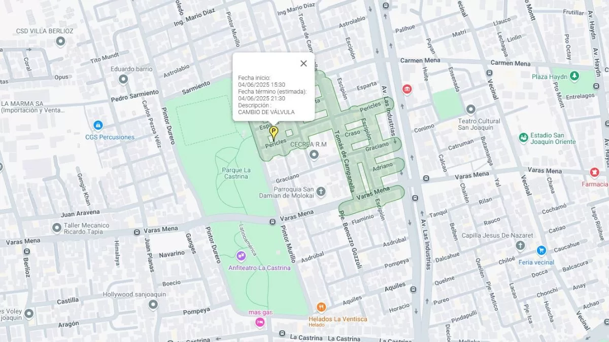 Corte De Agua Santiago (2)