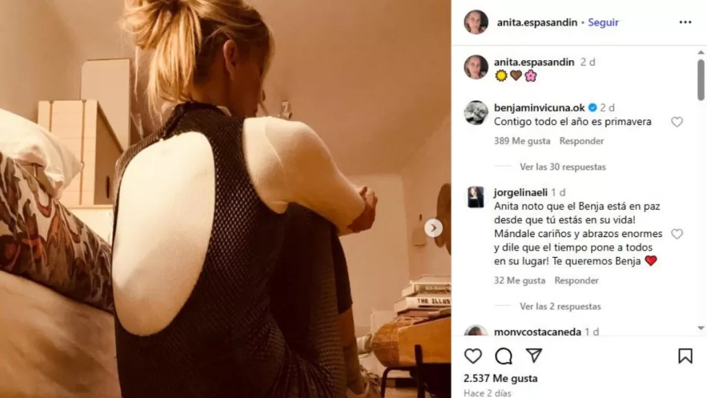 Benjamín Vicuña  Anita Espasandin