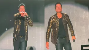 La comentada reacción de Chayanne al leer llamativo cartel de fanática en su concierto en Chile: "El papá de todos"