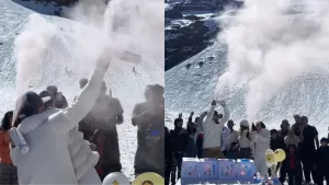 "Ordinaria" y "Ni un respeto por el medio ambiente": Revelación de género en Embalse el Yeso genera repudio en TikTok