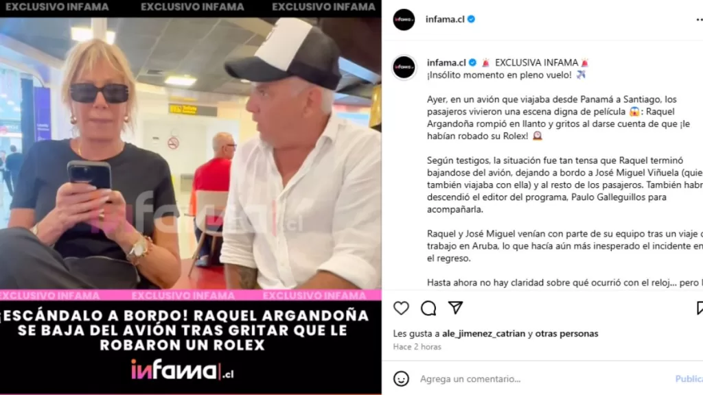 Raquel Argandoña  Infama