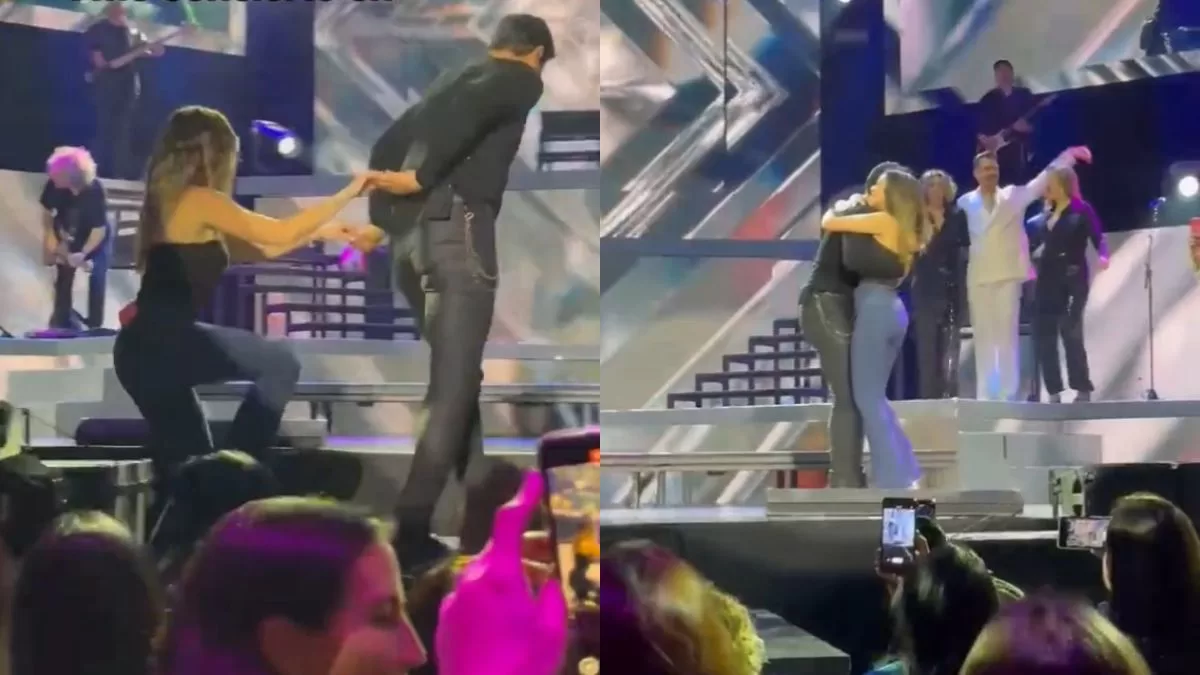 Fanática de Chayanne revela qué le dijo el artista al oído cuando la abrazó en uno de sus conciertos en Chile