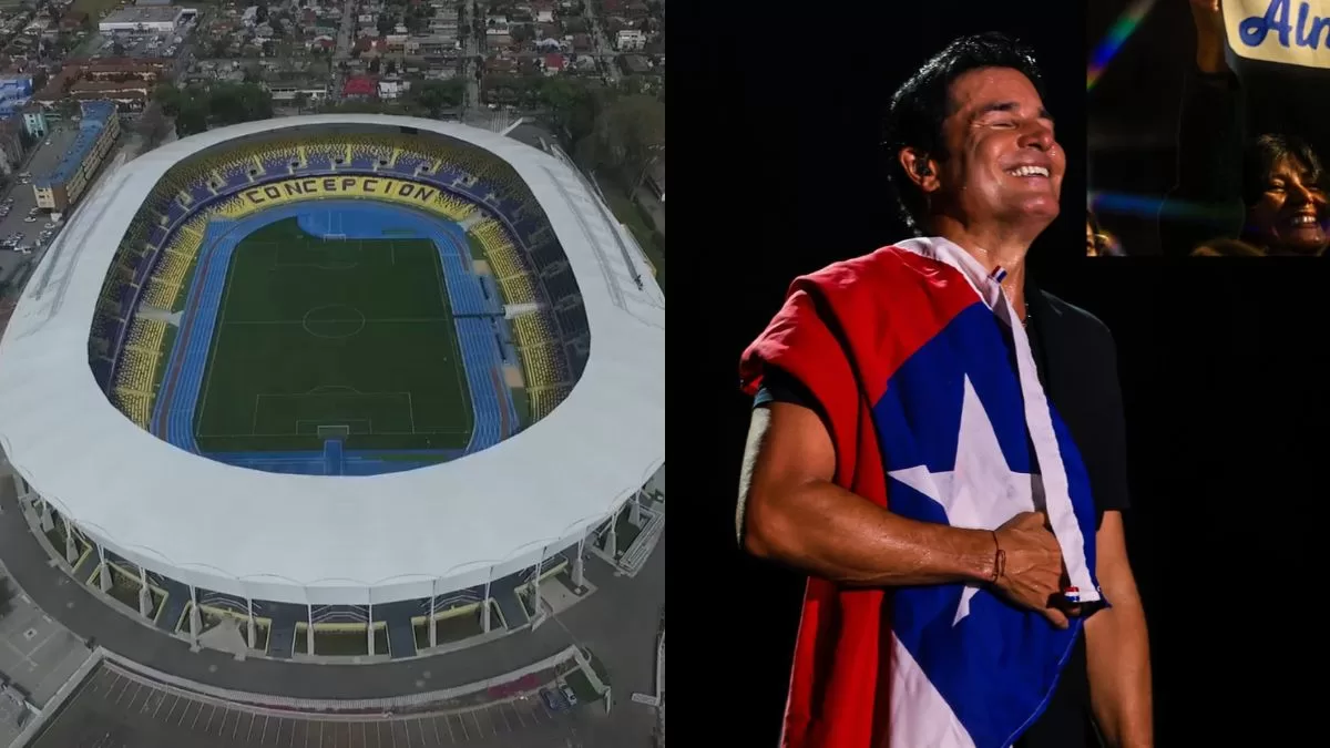Chayanne en Concepción 2026: esta es la capacidad del Estadio Ester Roa Rebolledo que recibirá al artista puertorriqueño