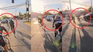 Viral de ciclistas contra el tránsito en Chile causa masivo rechazo: "No tienen respeto por nada"