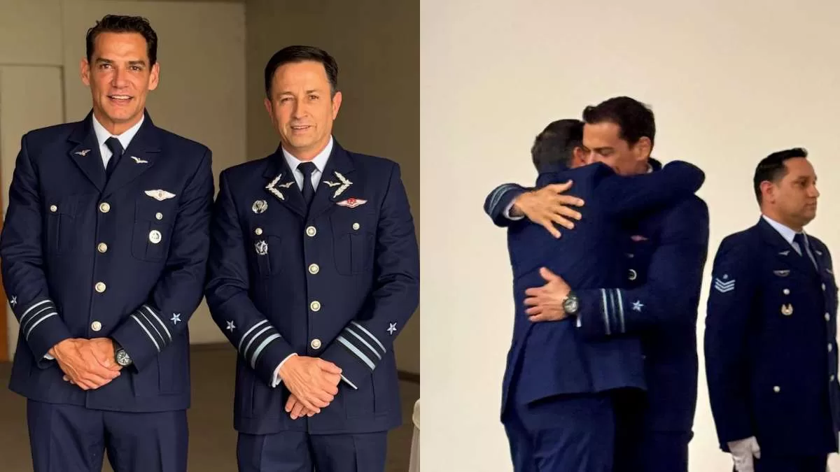 El romántico mensaje de la pareja de Cristián de la Fuente por ascenso del actor en la FACH