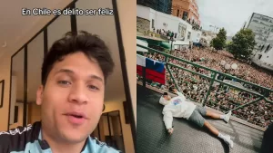 "Es delito ser feliz": TikToker venezolano se llena de críticas tras polémica reflexión sobre Chile