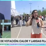 Pidió disculpas: Periodista de Canal 13 entrevistó a destacada actriz en local de votación en Ñuñoa y no la reconoció