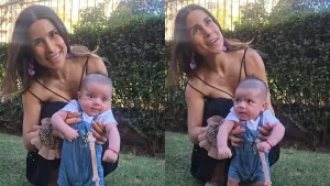Fran Crovetto enternece al mostrar hermoso registro junto a su hijo Giuseppe: "Qué grande está"