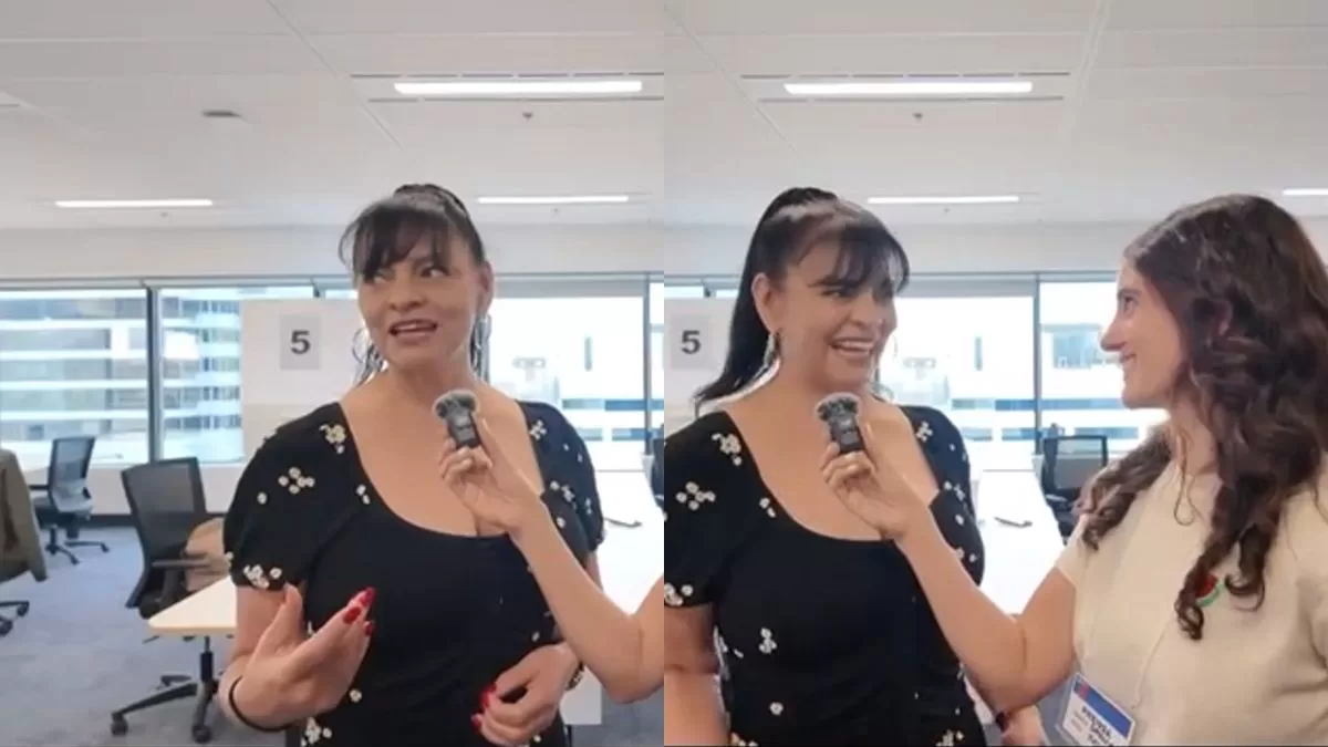 El inesperado ofrecimiento de Tatiana Merino en su local de votación: "Estoy haciendo un aporte a Chile"