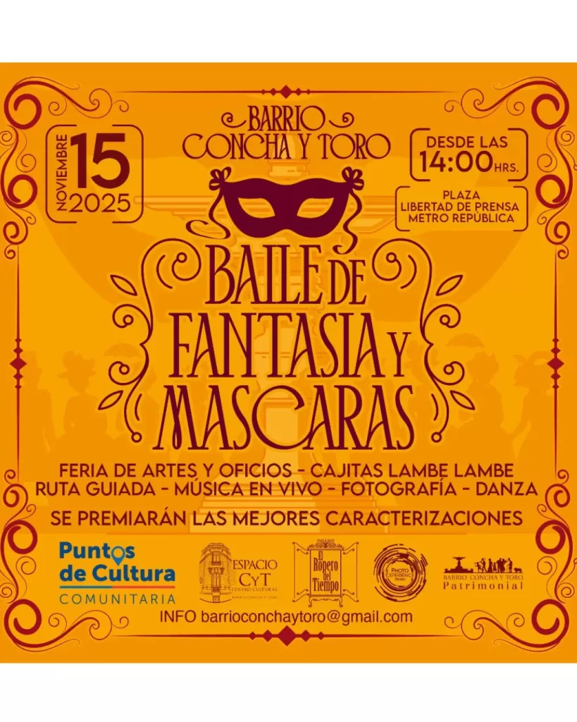 Baile De Máscaras Y Fantasía