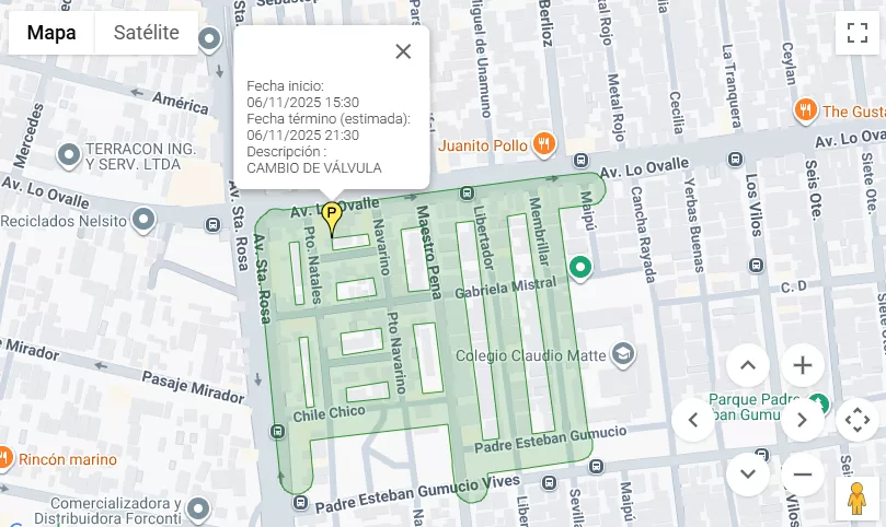 Corte De Agua La Granja 6 De Noviembre