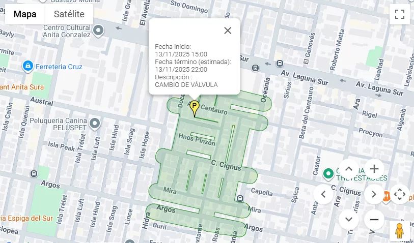 Corte De Agua Pudahuel 13 De Noviembre