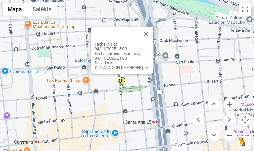 Corte De Agua Santiago 4 De Noviembre