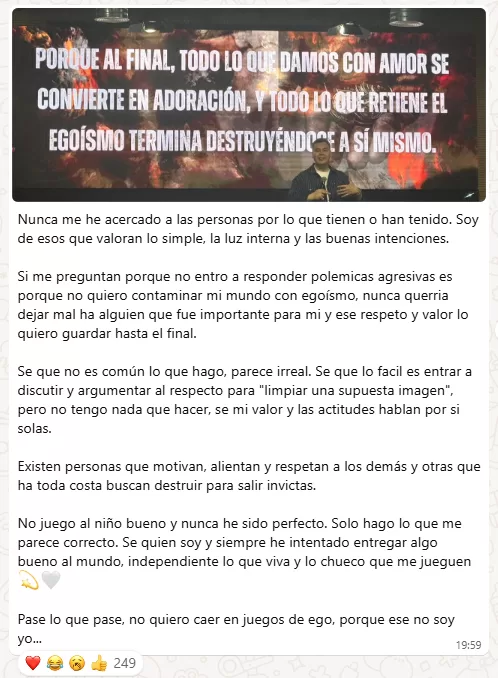 Diego Venegas Nacha Michelson Constanza Capelli Pelea Respuesta Separación 2