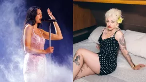 Dua Lipa canta Tu falta de querer de Mon Laferte en el Estadio Nacional