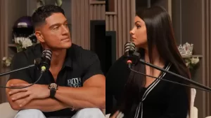 La reacción de Emilia Dides luego de que Sammis Reyes revelara desconocida anécdota que involucra a su exesposa: "Me volví a enojar"