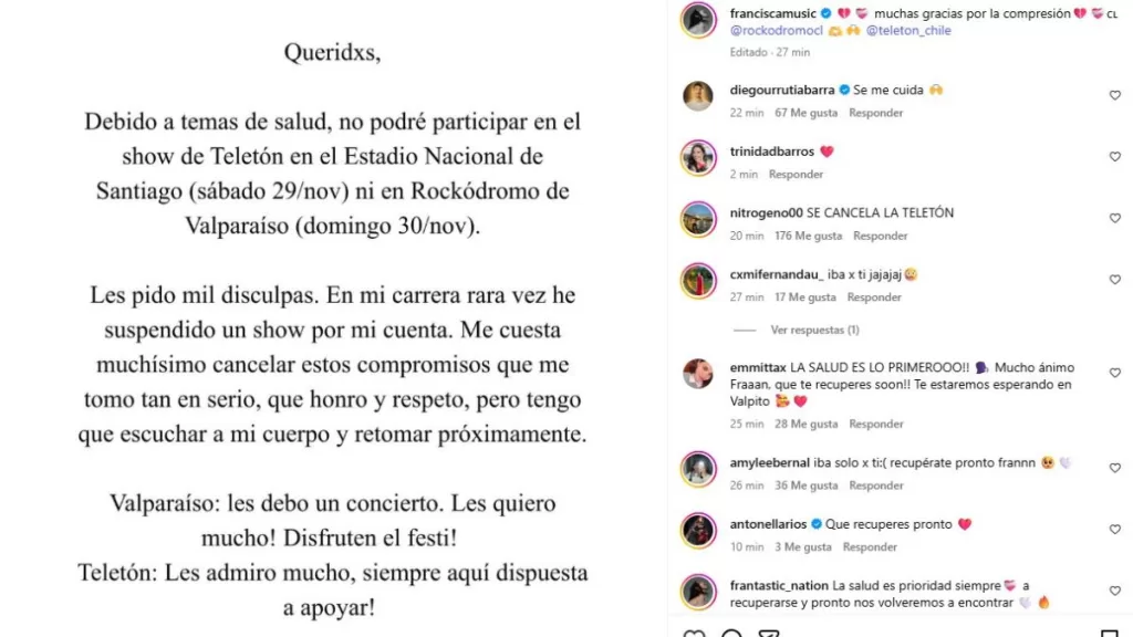 Fran Valenzuela Teletón 2025